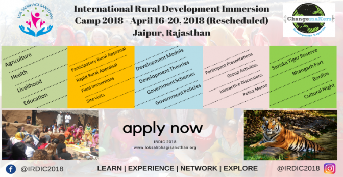 International Rural Development Immersion Camp- IRDIC 2018 in India ...