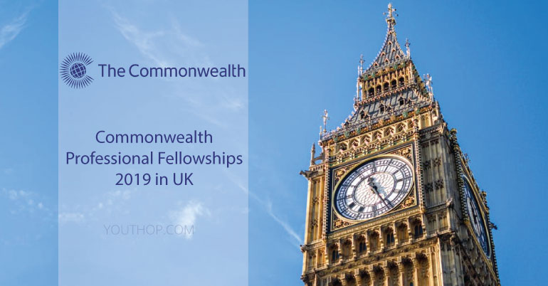 Commonwealth Professional Fellowships 2019 in UK