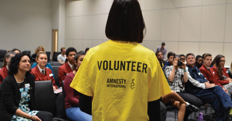 Council of Europe Volunteer 2018 at Amnesty International in London