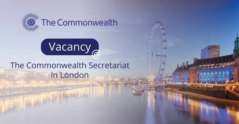 Vacancy at the Commonwealth Secretariat in London- Assistant Programmes Officer (Caribbean Region)
