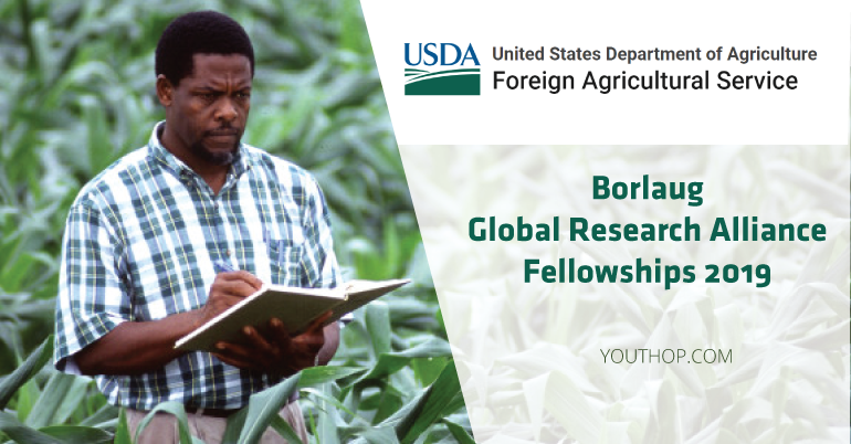 Borlaug Global Research Alliance Fellowships 2019