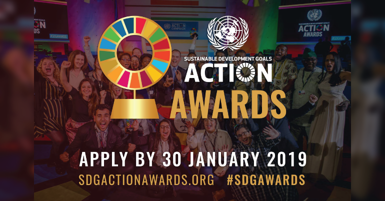 Submit Your Application for UN SDG Action Award 2019