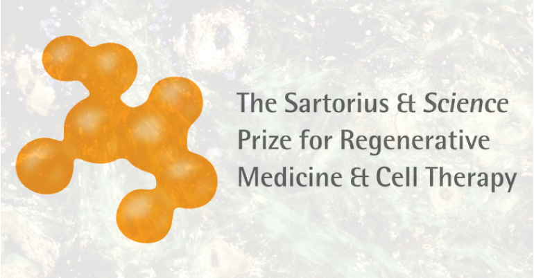 2019 Sartorius & Science Prize for Regenerative Medicine & Cell Therapy