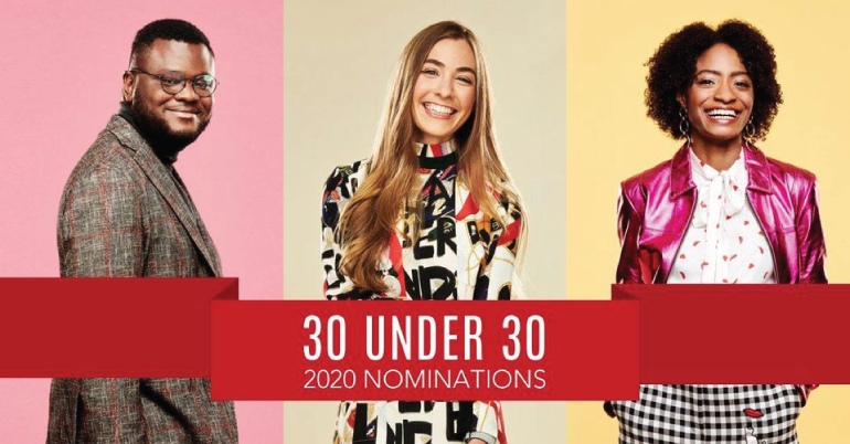 FORBES 30 Under 30 Nominations 2020 For US/Canada and Europe