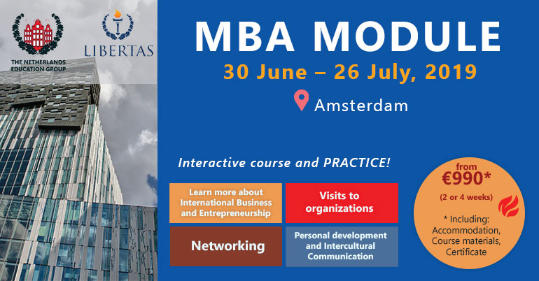 Join The MBA Module 2019 in Netherlands