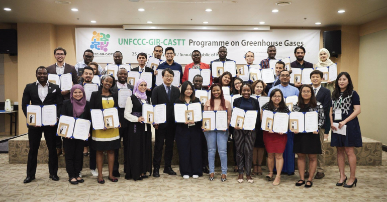 Training on Greenhouse Gas Inventories 2019 in South Korea