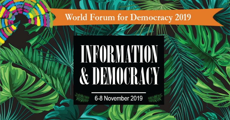 World Forum for Democracy 2019 in France (Fully Funded)