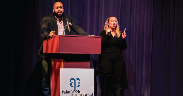 2020 Palm Beach Poetry Festival Langston Hughes Fellowship