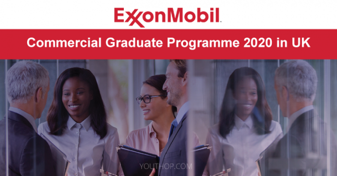 ExxonMobil Commercial Graduate Programme 2020 in UK