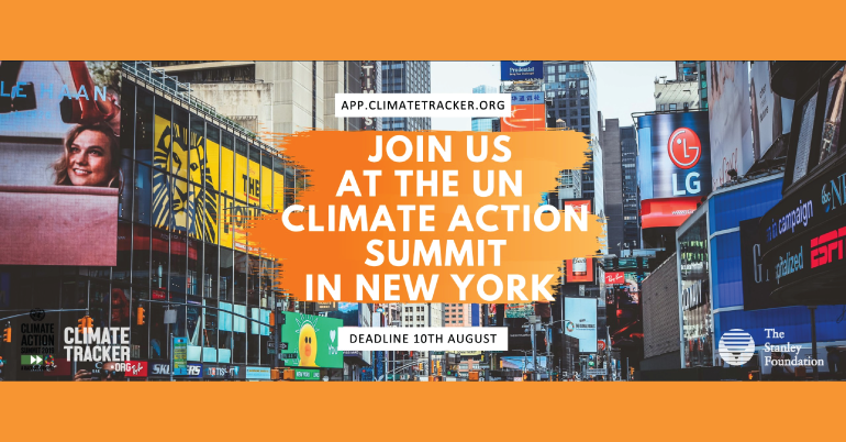 Join the Climate Action Summit 2019 in New York (Win 1 on 8 Spots)