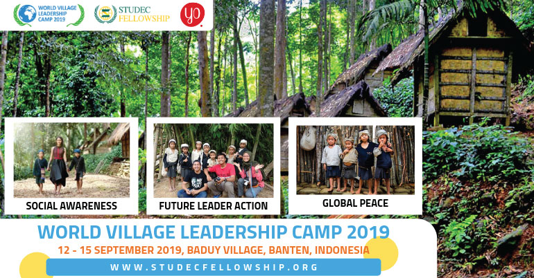 World Village Leadership Camp 2019 in Baduy Tribe Village, Indonesia