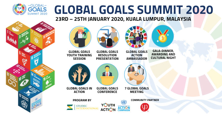 Global Goals Summit 2020 in Kuala Lumpur, Malaysia