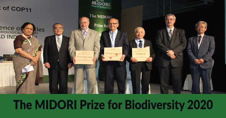 The MIDORI Prize for Biodiversity 2020
