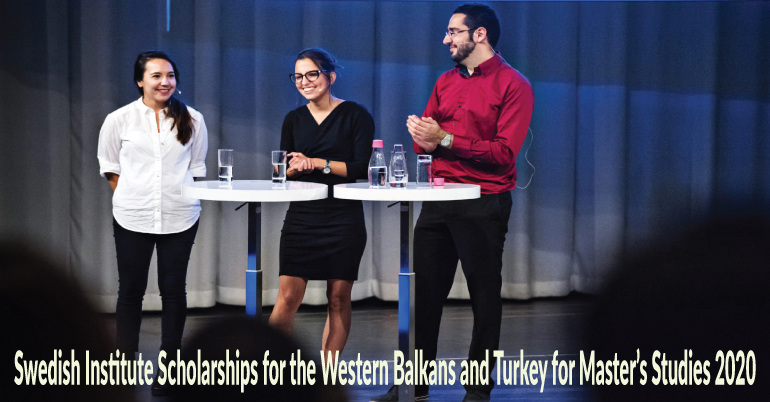wedish Institute Scholarships for the Western Balkans and Turkey for Master’s Studies 2020