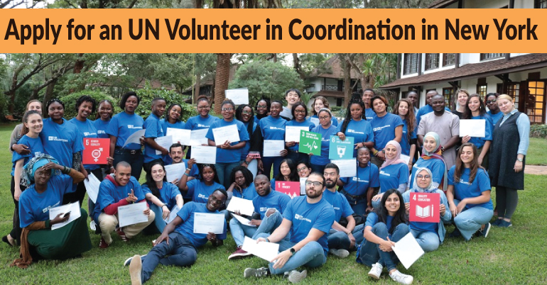 Apply for an UN Volunteer in Coordination in New York