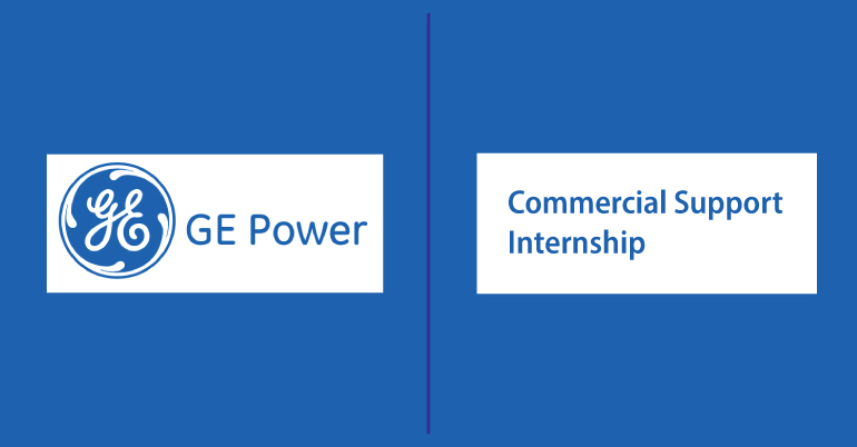 Commercial Support Internship at General Electric