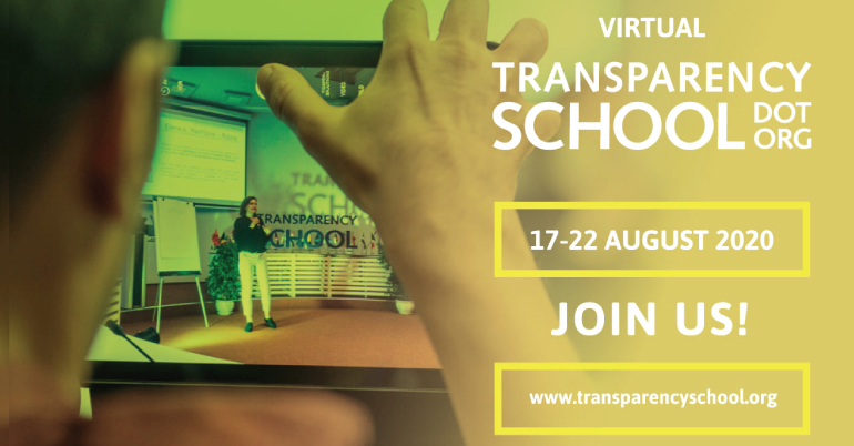The Virtual Transparency School 2020