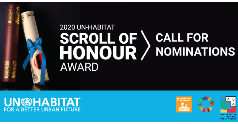 UN-Habitat Scroll of Honour Award 2020