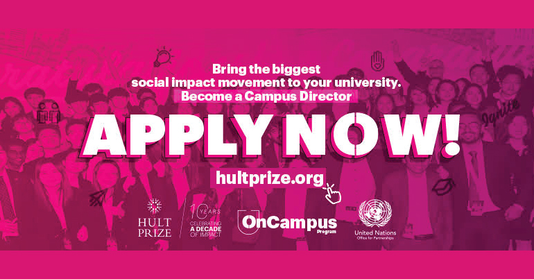 Become a Hult Prize 2020/2021 Campus Director