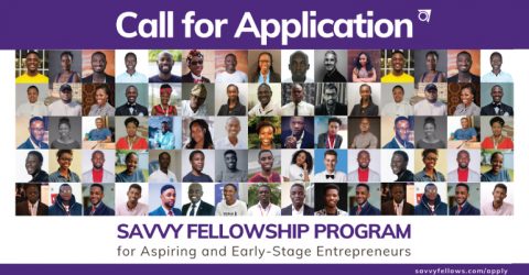 Savvy Fellowship Program 2020 for Aspiring and Early-Stage Entrepreneurs