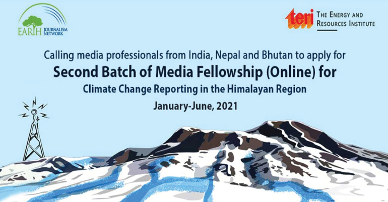 Media Fellowship for Climate Change Reporting in the Himalayan Region