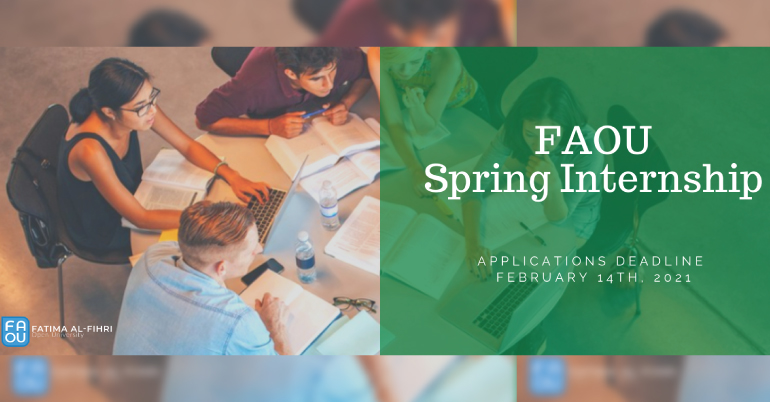 FAOU Spring Internship 2021
