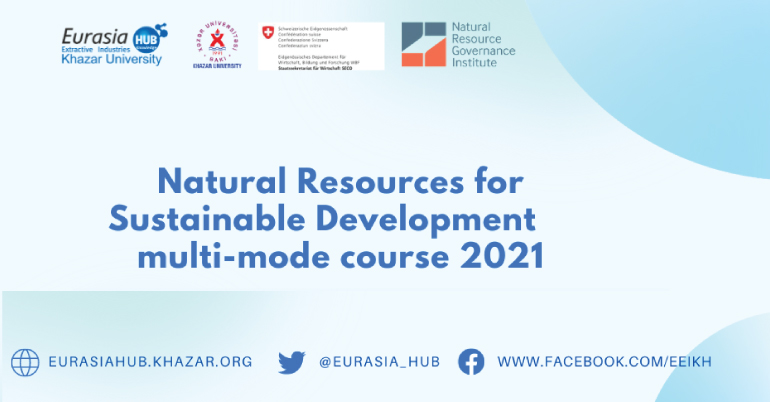 "Natural Resources for Sustainable Development" Multi-mode Course 2021