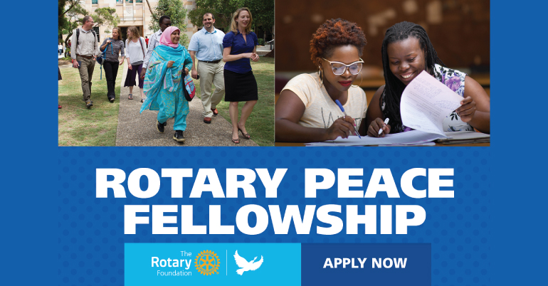 Fully-Funded Rotary Peace Fellowships 2021