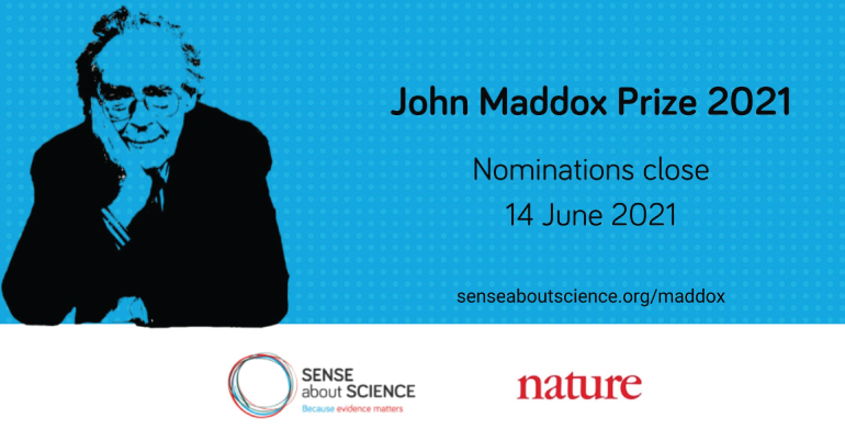 John Maddox Prize 2021