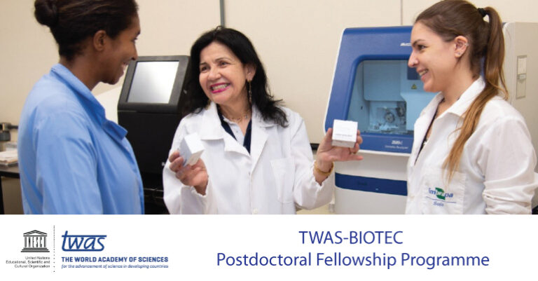 TWAS-BIOTEC Postdoctoral Fellowship Programme 2021 - Apply Now!