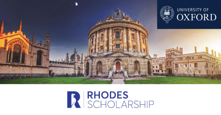 The Rhodes Scholarship at University of Oxford 2021 - Youth Opportunities