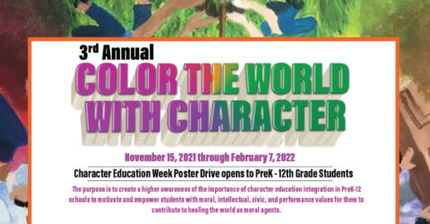 Color The World With Character Poster Drive 2021