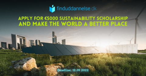 Apply for €5000 Sustainability Scholarship and Make the World a Better Place!
