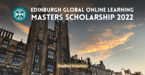 Edinburgh Global Online Learning Masters Scholarship 2022