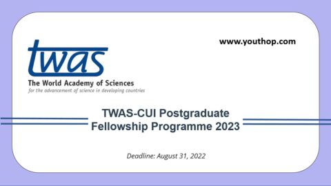 TWAS-CUI Postgraduate Fellowship Programme 2023