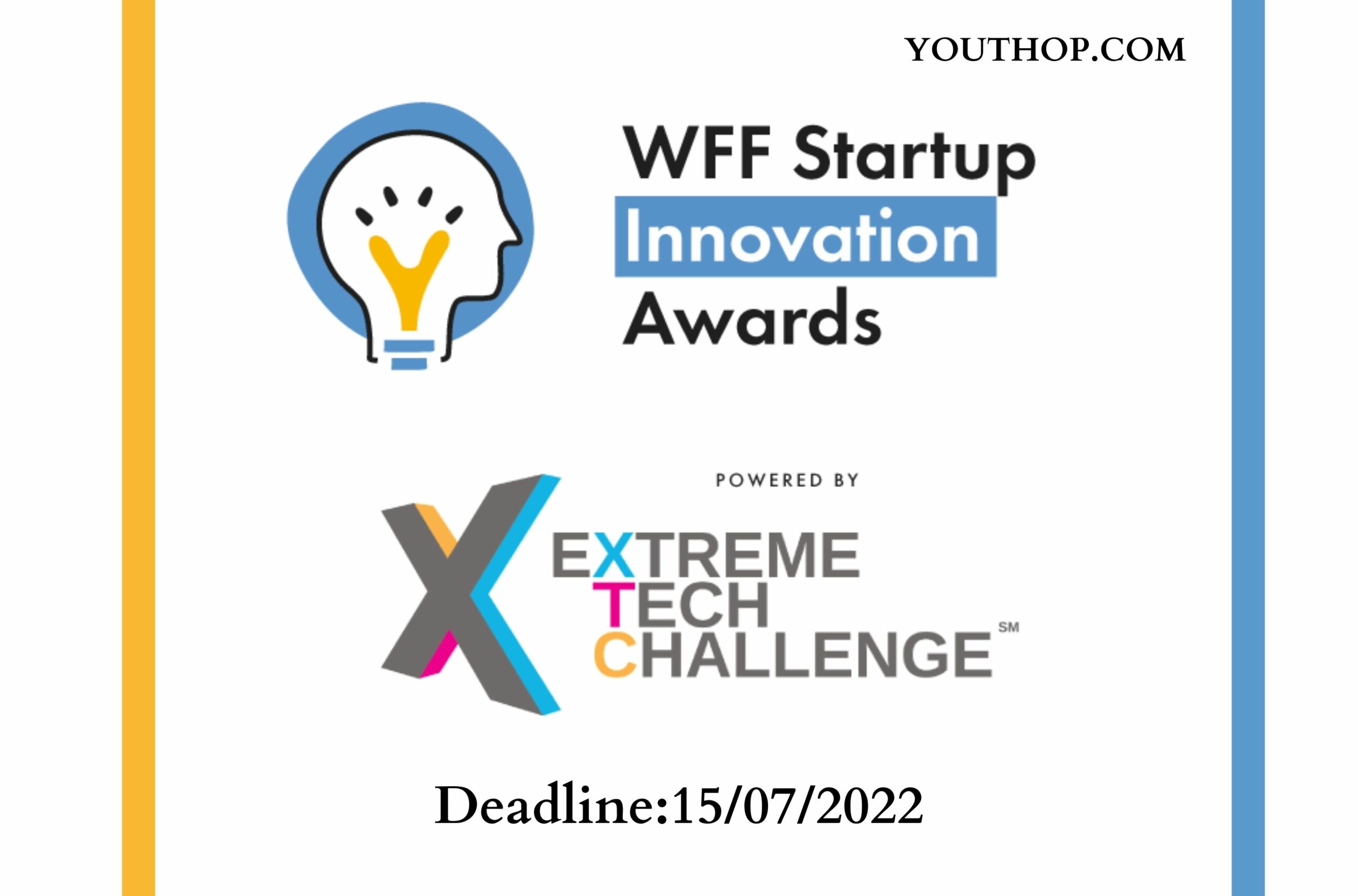 WFF Startup Innovation Awards 2022 Youth Opportunities