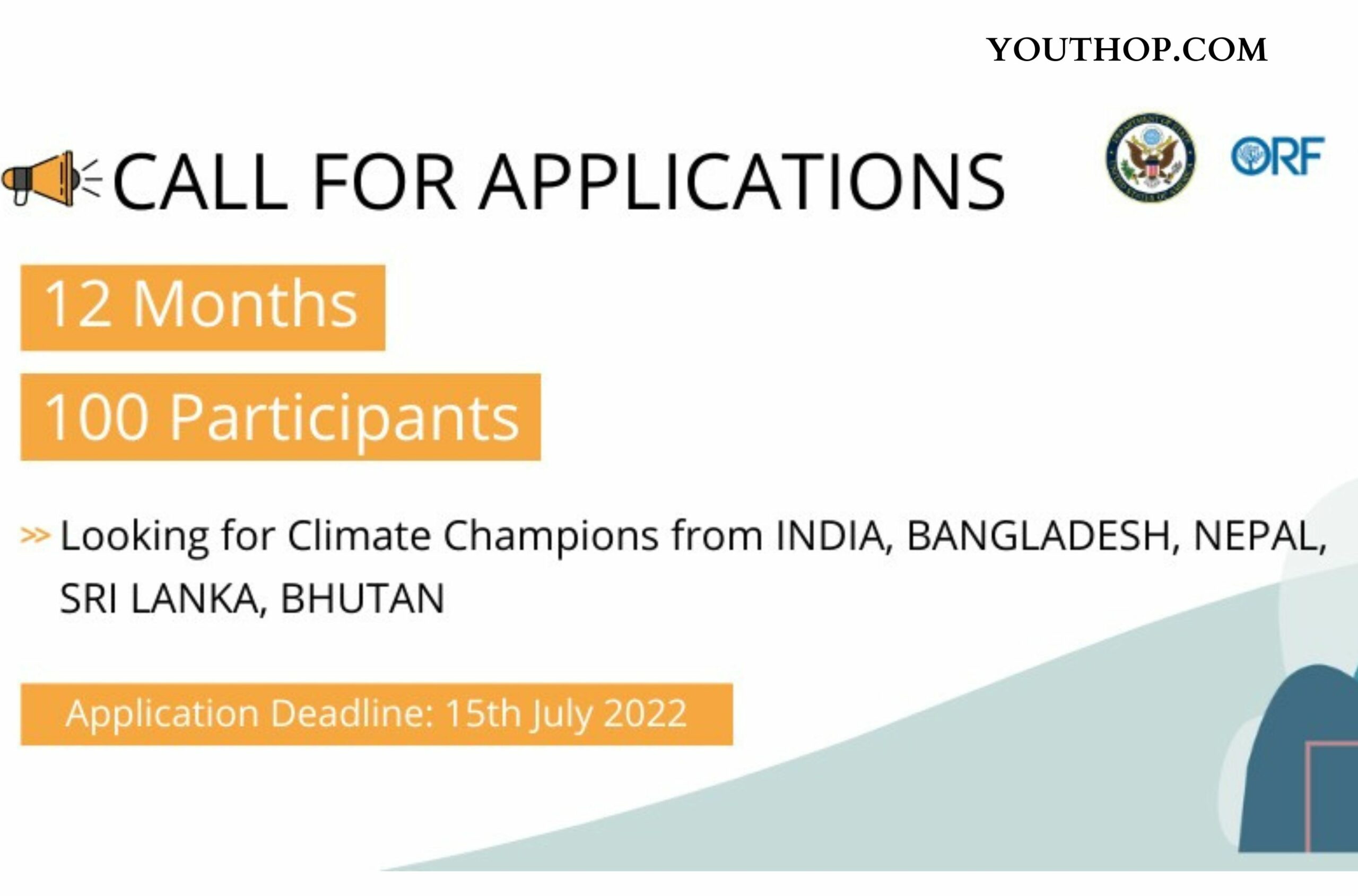The Climate Action Champions Network 2022-23 - Youth Opportunities