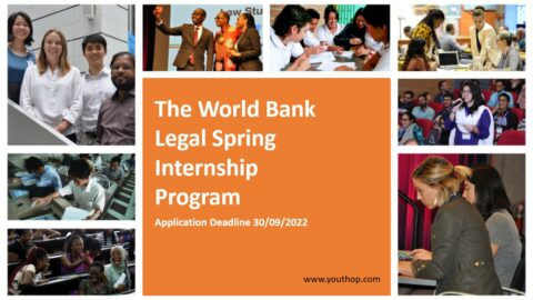 The World Bank Legal Spring Internship Program