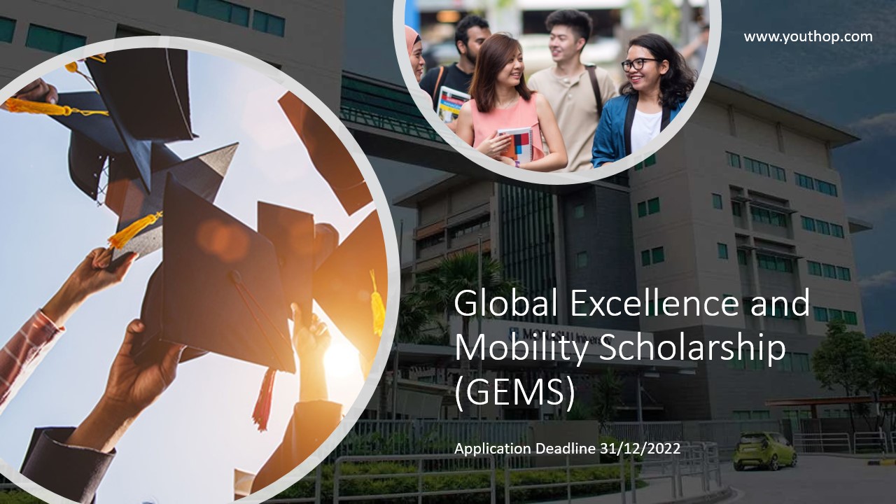 Global Excellence And Mobility Scholarship (GEMS) - Youth Opportunities