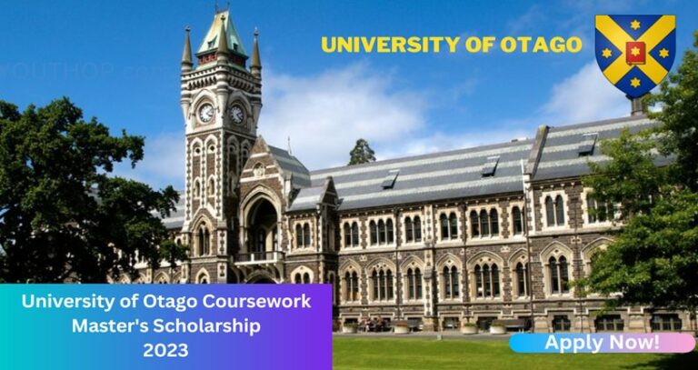 coursework masters scholarship otago