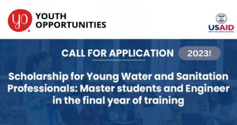 Scholarship for Young Water and Sanitation Professionals 2023