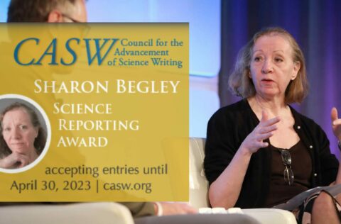 Sharon Begley Science Reporting Award 2023
