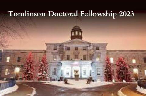 Tomlinson Doctoral Fellowship 2023