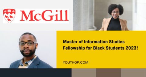 Master of Information Studies Fellowship for Black Students 2023