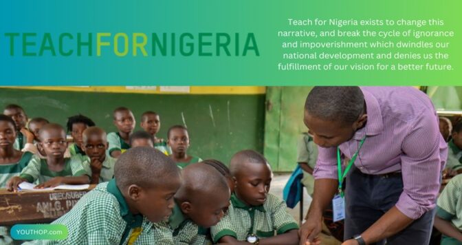 Teach for Nigeria 2023 - Youth Opportunities