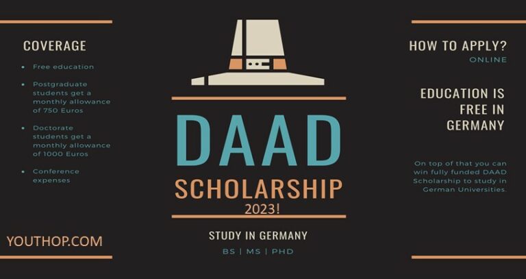 phd daad scholarship 2023