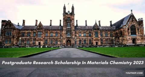 Postgraduate Research Scholarship In Materials Chemistry 2023