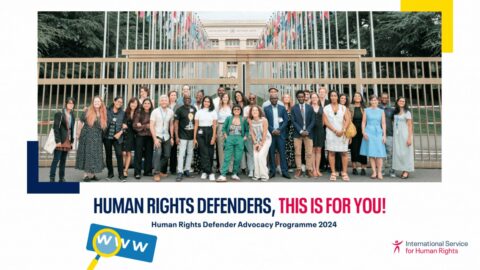 Human Rights Defender Advocacy Programme 2024