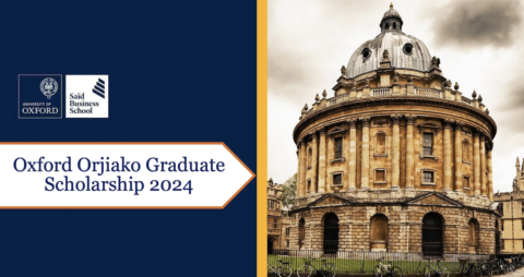 Oxford Orjiako Graduate Scholarship 2024