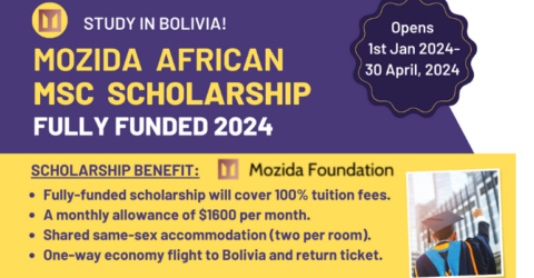 Mozida African Excellence Scholarship 2024 (Fully Funded Masters Scholarship)